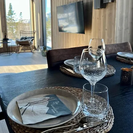 Brand New Cabin On The Sunny Side Of Gaustatoppen With A Beautiful View Ferienhaus