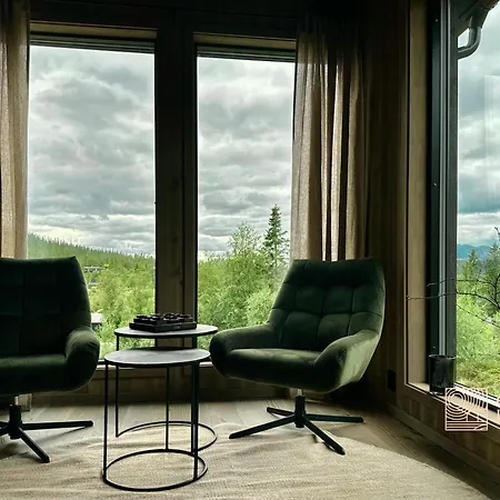 Brand New Cabin On The Sunny Side Of Gaustatoppen With A Beautiful View