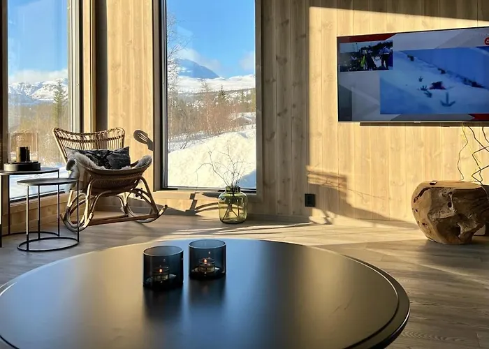 Brand New On The Sunny Side Of Gaustatoppen With A Beautiful View