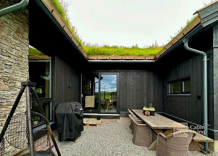 Brand New On The Sunny Side Of Gaustatoppen With A Beautiful View Semesterbostad *