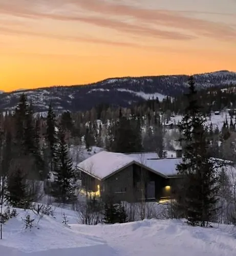 Brand New On The Sunny Side Of Gaustatoppen With A Beautiful View Semesterbostad *